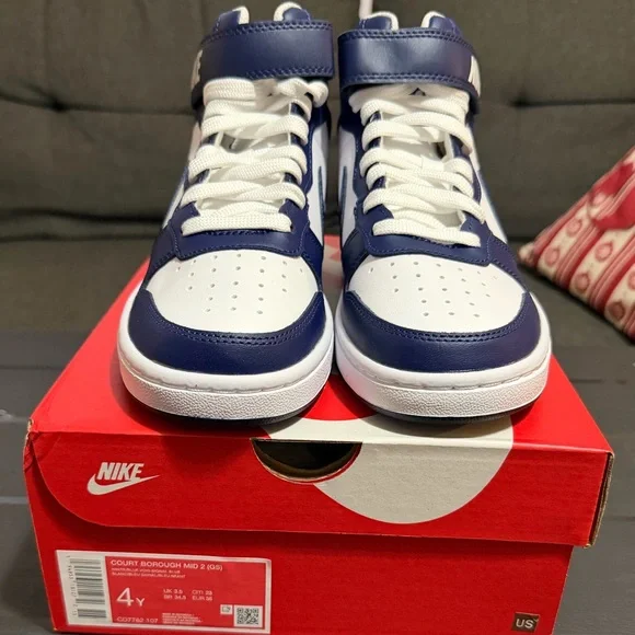 Kids Nike Court Borough Mid 2 - Picture 2 of 2